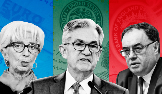 Los jefes de los bancos centrales del mundo hablarán hoy Los jefes de los bancos centrales del mundo hablarán hoy